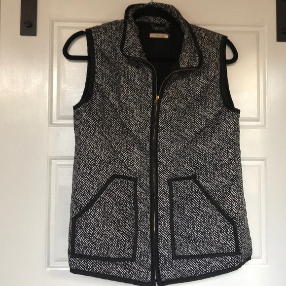 San Joy Jackets & Blazers - Black & White Vest